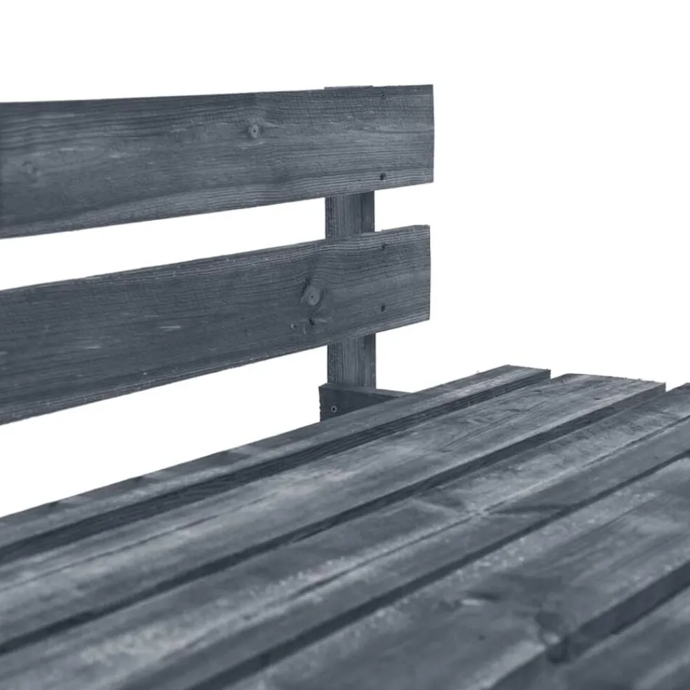 vidaXL Banc palette de jardin bois