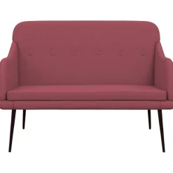 vidaXL Banc 110x76x80 cm Tissu