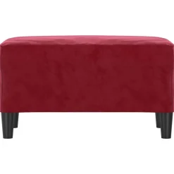 Bancs-vidaXL Banc 70x35x41 cm Velours Rouge bordeaux
