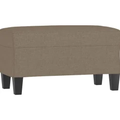 Bancs-vidaXL Banc 70x35x41 cm Tissu Taupe