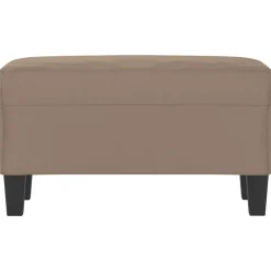 Bancs-vidaXL Banc 70x35x41 cm Tissu microfibre Taupe