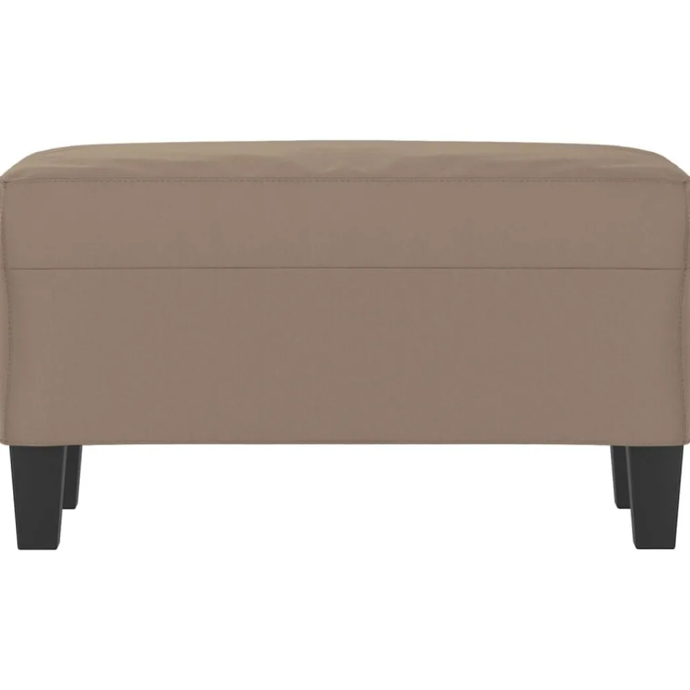 Bancs-vidaXL Banc 70x35x41 cm Tissu microfibre Taupe