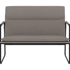 vidaXL Banc 100x64x80 cm Tissu