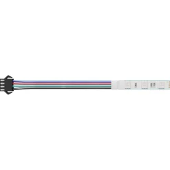 vidaXL Bande LED 2 pcs Noir et Multicolore 1745 mm Cuivre et plastique