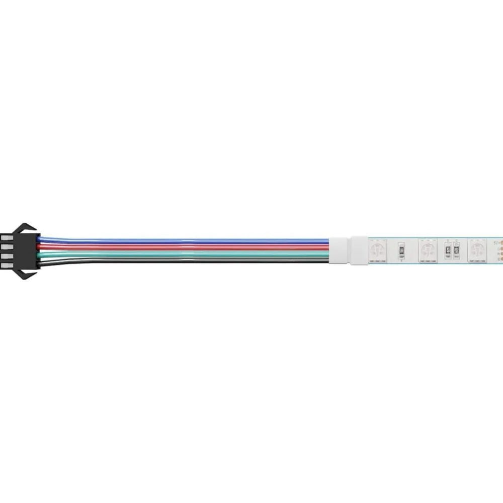 vidaXL Bande LED 2 pcs Noir et Multicolore 1745 mm Cuivre et plastique