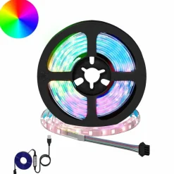 Luminaires-vidaXL Bande LED 2 pcs Noir et Transparent 950 mm Cuivre et plastique