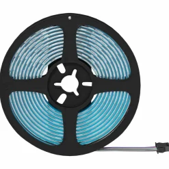 Luminaires-vidaXL Bande LED 2 pcs Noir et Transparent 2500 mm Cuivre et plastique