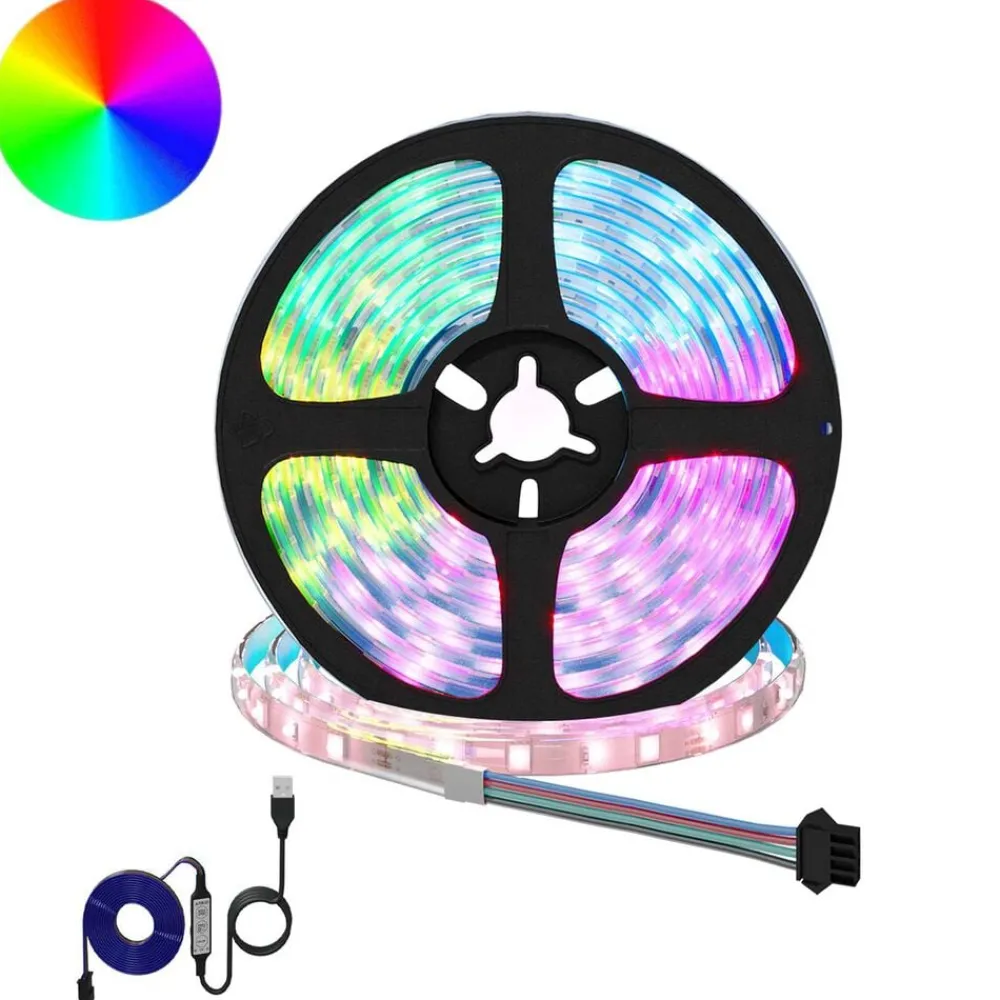 vidaXL Bande LED 2 pcs Noir et Transparent 4000 mm Cuivre et plastique