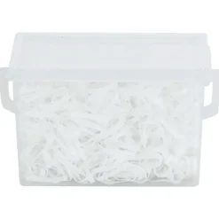 vidaXL Bandes tressées pour chevaux 2500 pcs silicone blanc