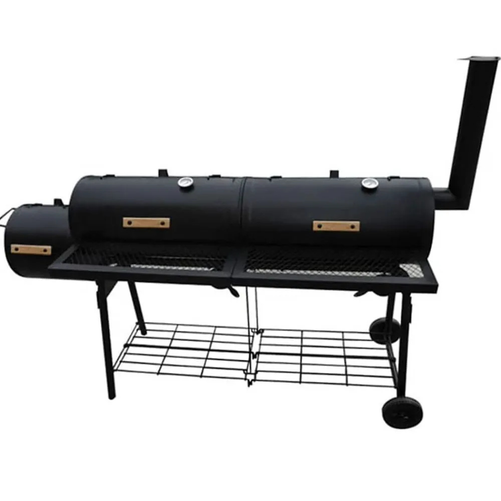 Arts De La Table & Arts Culinaires-vidaXL Barbecue à fumoir Nevada XL Noir