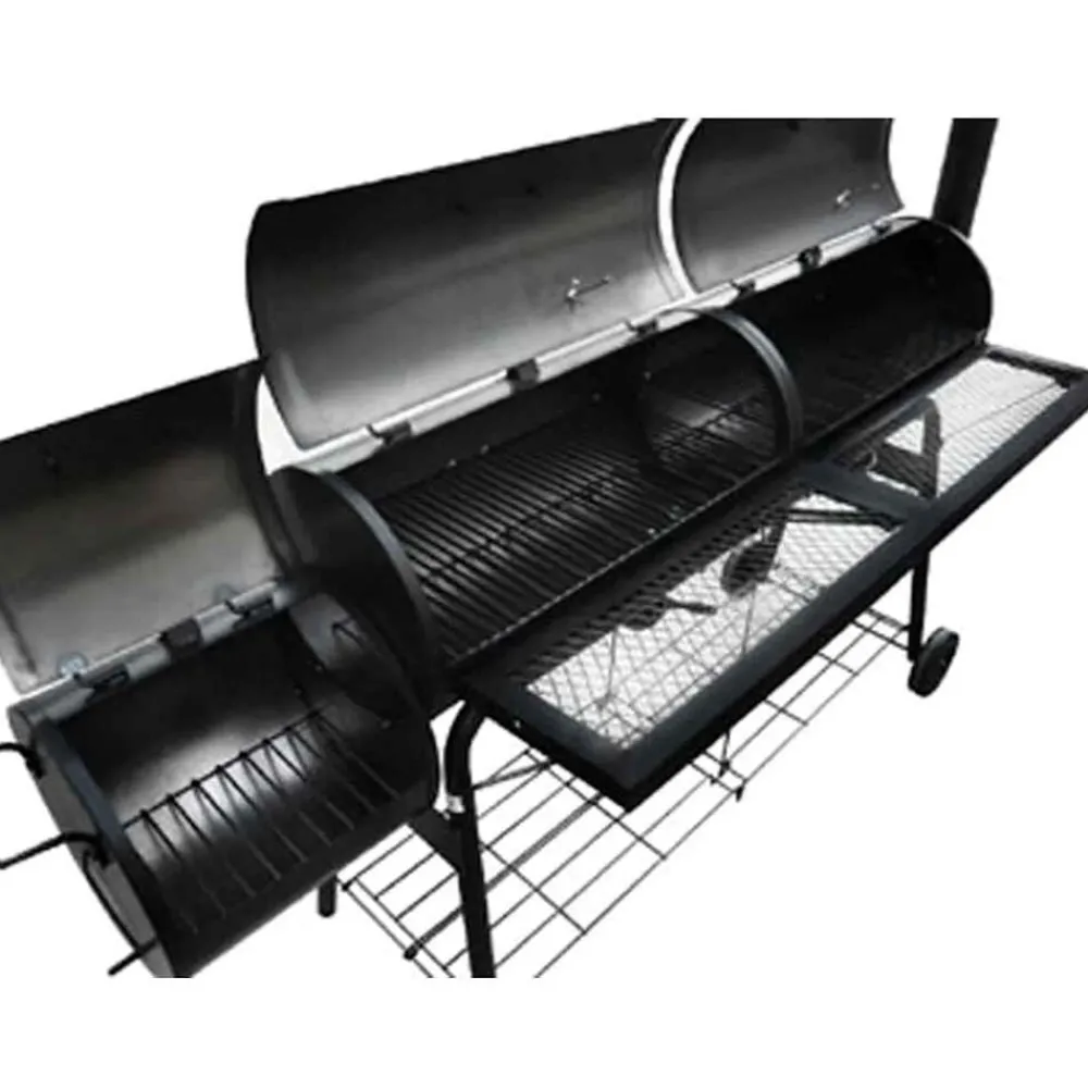 Arts De La Table & Arts Culinaires-vidaXL Barbecue à fumoir Nevada XL Noir