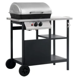 vidaXL Barbecue à gaz avec tablette à 3 couches