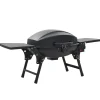 vidaXL Barbecue à gaz portatif avec zone de cuisson Noir