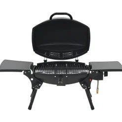 vidaXL Barbecue à gaz portatif avec zone de cuisson Noir