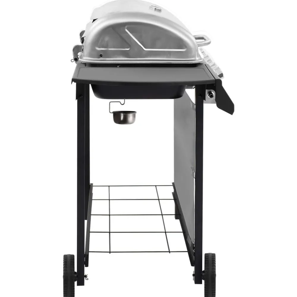 Arts De La Table & Arts Culinaires-vidaXL Barbecue gril à gaz avec 6 brûleurs Noir et argenté