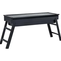 Arts De La Table & Arts Culinaires-vidaXL Barbecue portable de camping inoxydable 60x22,5x33 cm
