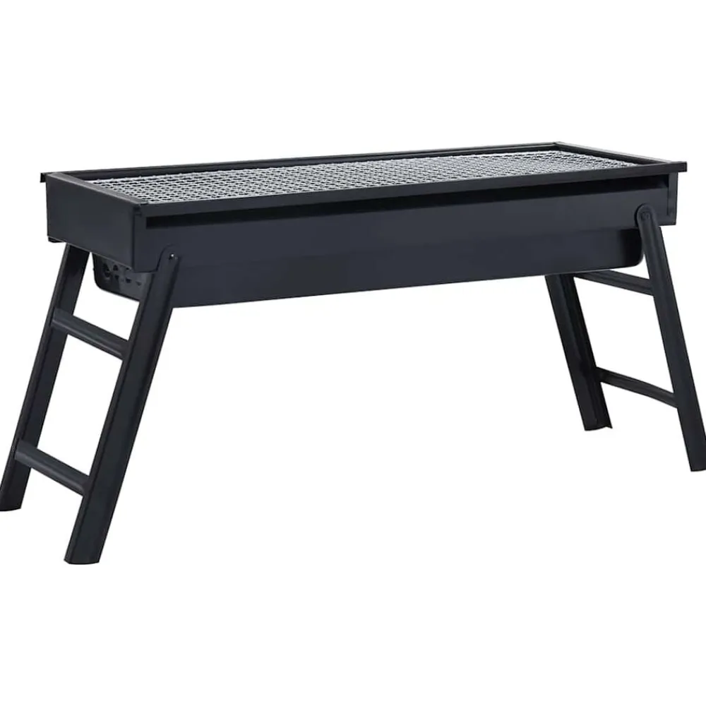 Arts De La Table & Arts Culinaires-vidaXL Barbecue portable de camping inoxydable 60x22,5x33 cm