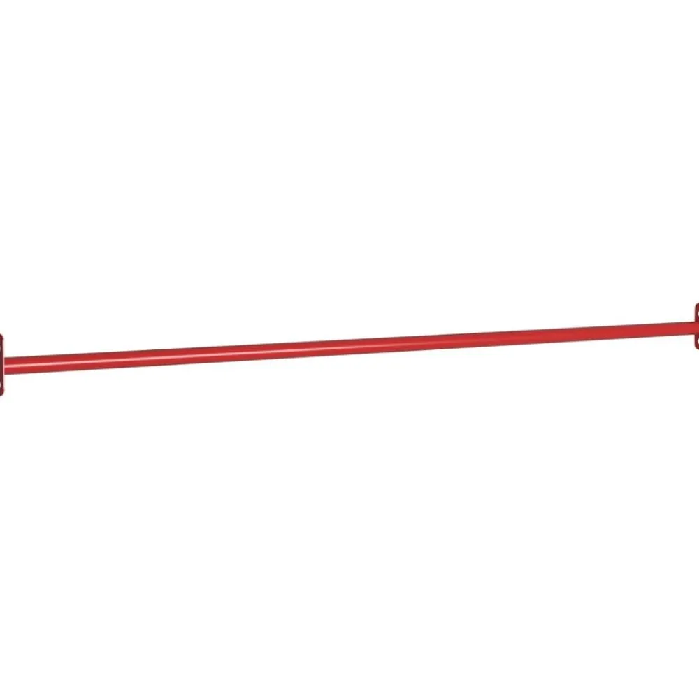 Jeux De Plein Air-vidaXL Barre de retournement 125 cm Acier Rouge