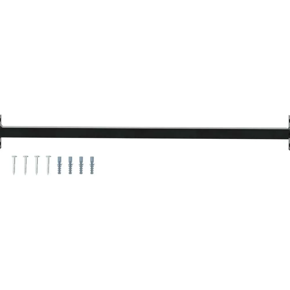 Matériaux De Construction-vidaXL Barre de sécurité de fenêtre réglable 710 -1200 mm Acier Noir