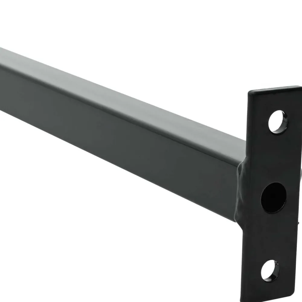 Matériaux De Construction-vidaXL Barre de sécurité de fenêtre réglable 710 -1200 mm Acier Noir