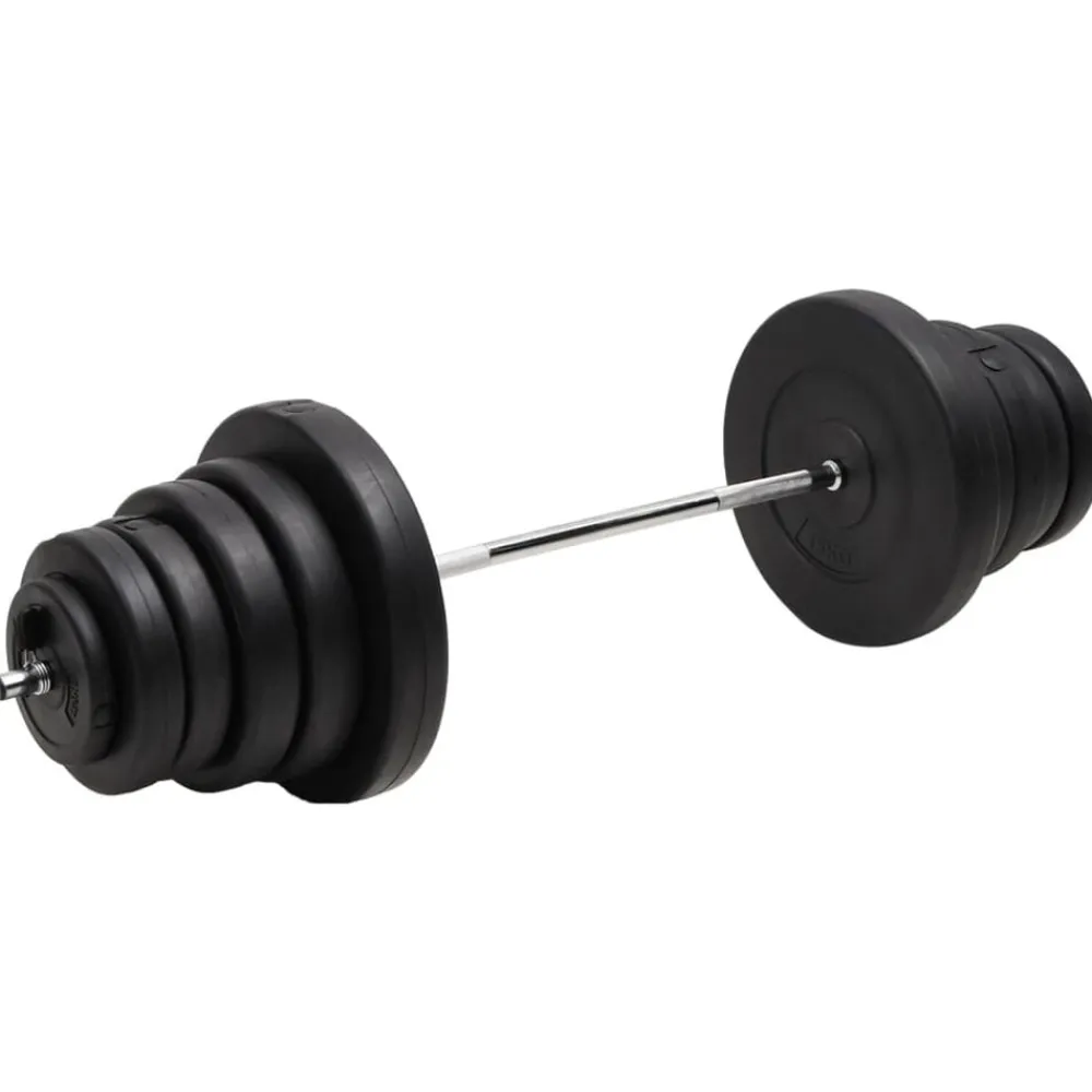 Entraînement & Fitness-vidaXL Barre d'haltères avec plaques 90 kg