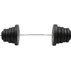 Entraînement & Fitness-vidaXL Barre d'haltères avec plaques 90 kg
