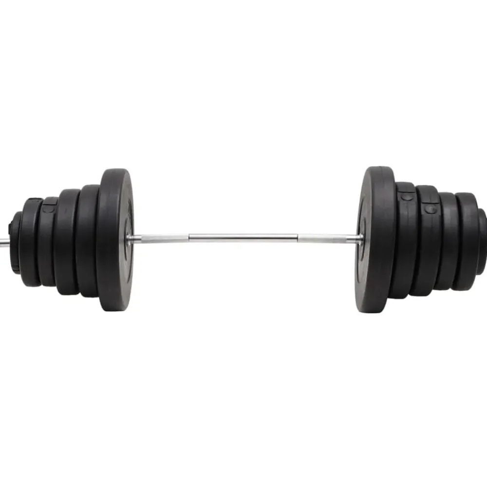 Entraînement & Fitness-vidaXL Barre d'haltères avec plaques 90 kg