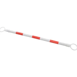 Signalétique-vidaXL Barre rétractable pour cônes 2 pcs Plastique 116-197 cm
