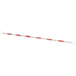 Signalétique-vidaXL Barre rétractable pour cônes 2 pcs Plastique 116-197 cm