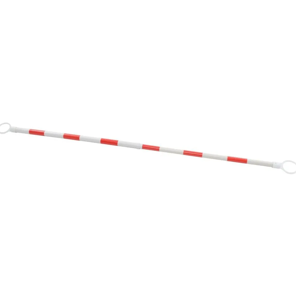 Signalétique-vidaXL Barre rétractable pour cônes 2 pcs Plastique 116-197 cm