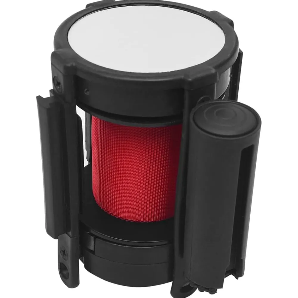 vidaXL Barrière à bande rétractable 200 cm