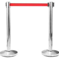 vidaXL Barrière à bande rétractable 200 cm