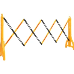 Signalétique-vidaXL Barrière de circulation pliable Jaune et noir 250x38x96 cm