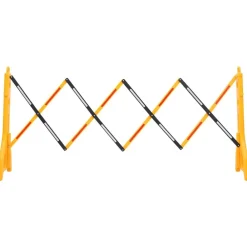 Signalétique-vidaXL Barrière de circulation pliable Jaune et noir 250x38x96 cm