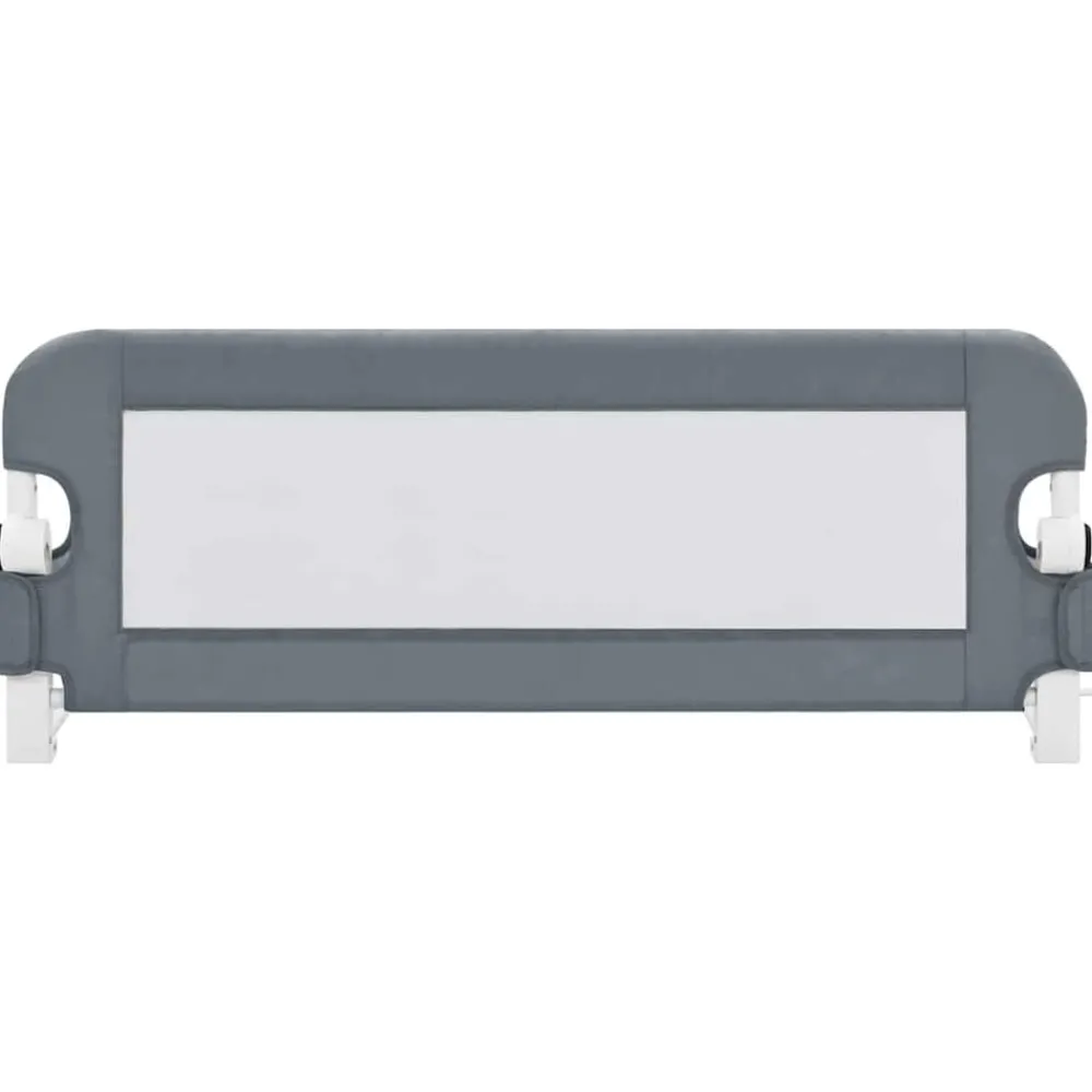 Accessoires De Sécurité Pour Bébés-vidaXL Barrière de lit enfant 102x42 cm Polyester Gris