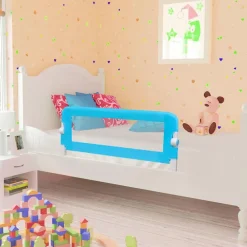 Accessoires De Sécurité Pour Bébés-vidaXL Barrière de lit pour enfants 102x42 cm Bleu