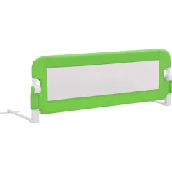 Accessoires De Sécurité Pour Bébés-vidaXL Barrière de sécurité de lit d'enfant 120x42 cm Polyester Vert