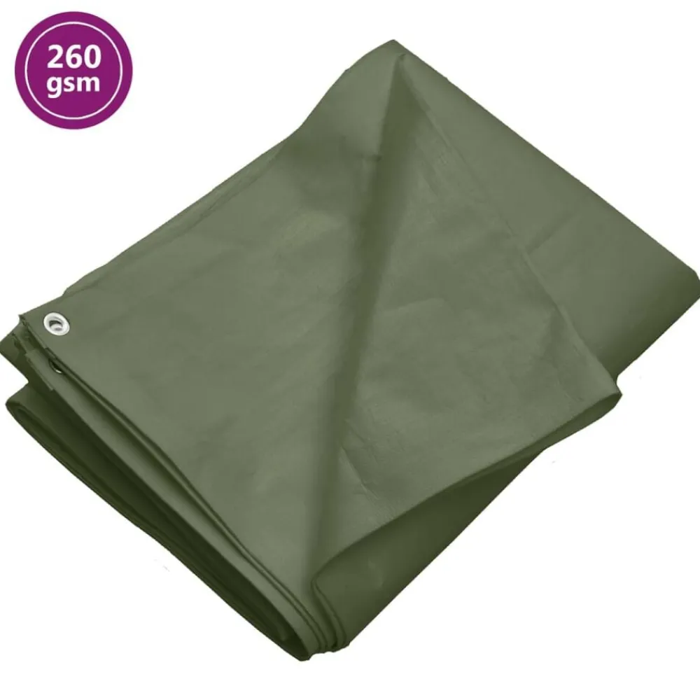 Accessoires De Quincaillerie-vidaXL Bâche 260 g/m² 2x3 m PEHD Vert