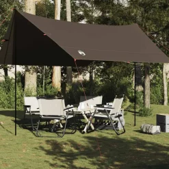 Loisirs De Plein Air-vidaXL Bâche de camping 438x376x212 cm imperméable Marron