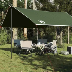 Loisirs De Plein Air-vidaXL Bâche de camping 430x380x210 cm imperméable Vert