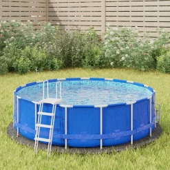 vidaXL Bâche de piscine Ø244 cm géotextile polyester