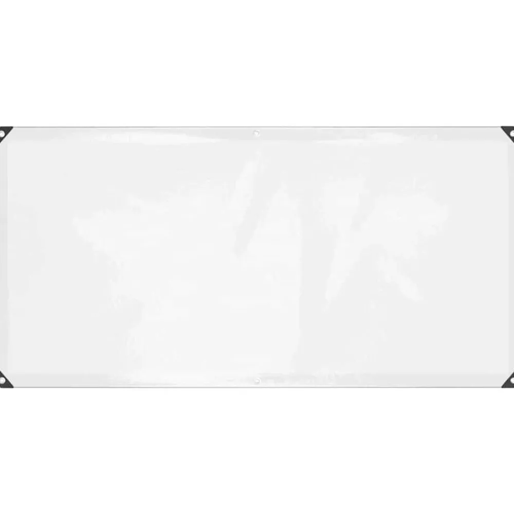 vidaXL Bâche transparente avec œillets 1x2 m polyéthylène