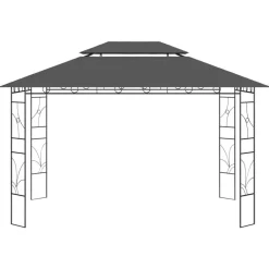 vidaXL Belvédère 4x3x2,7 m 160 g/m²
