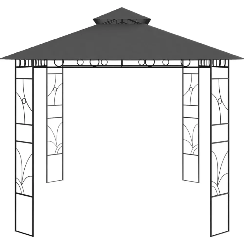 vidaXL Belvédère 4x3x2,7 m 160 g/m²