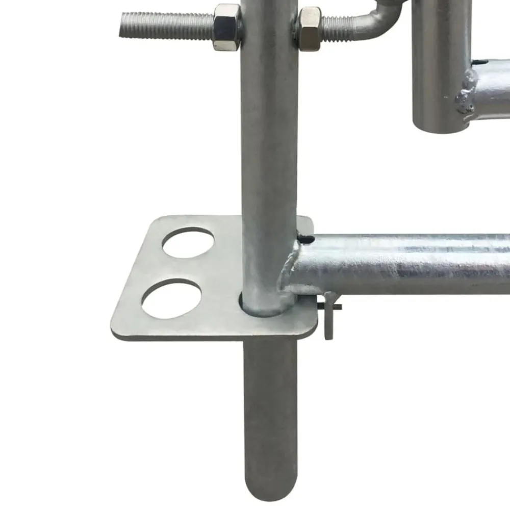 vidaXL Bergerie 4 panneaux Acier galvanisé 183 x 183 x 92 cm
