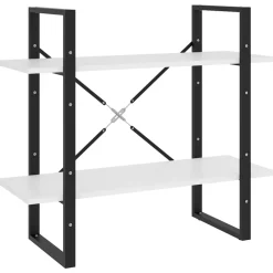 vidaXL Bibliothèque à 2 niveaux 80x30x70 cm bois d'ingénierie