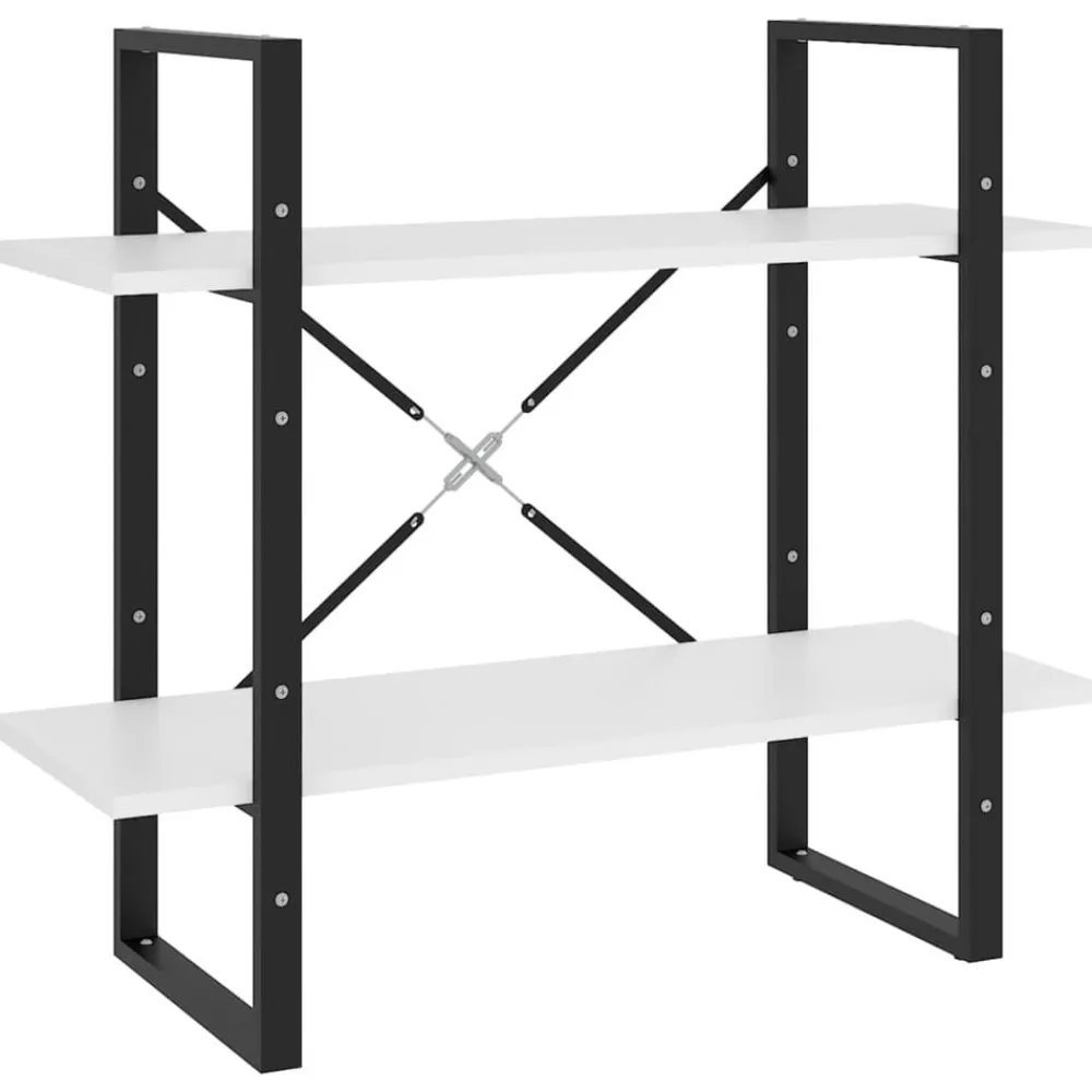 vidaXL Bibliothèque à 2 niveaux 80x30x70 cm bois d'ingénierie