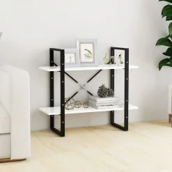 vidaXL Bibliothèque à 2 niveaux 80x30x70 cm bois d'ingénierie