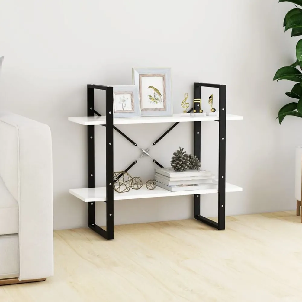 vidaXL Bibliothèque à 2 niveaux 80x30x70 cm bois d'ingénierie
