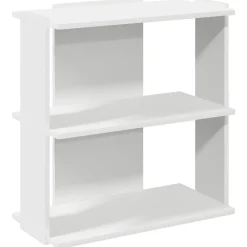 Étagères-vidaXL Bibliothèque à 3 niveaux 60x30x60 cm bois d'ingénierie Blanc